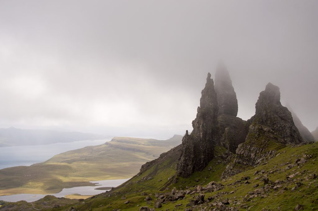 Scotland Isle of Skye old man of Storr